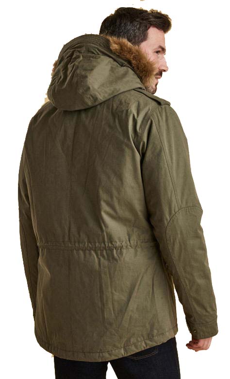 barbour yearling waterproof breathable parka jacket