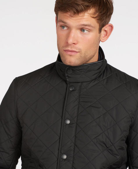 Barbour Powell Quilted Jacket Black - MQU0281BK11