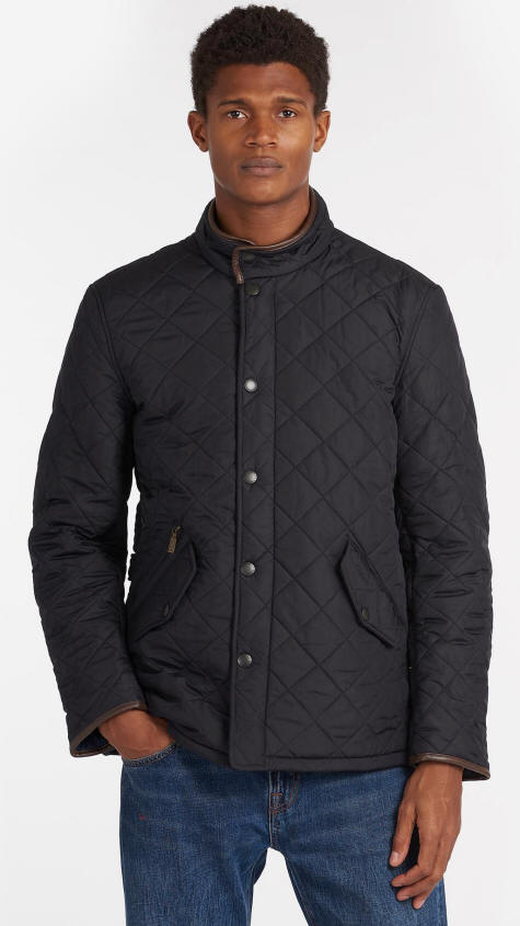 Barbour Powell Quilted Jacket Black - MQU0281BK11