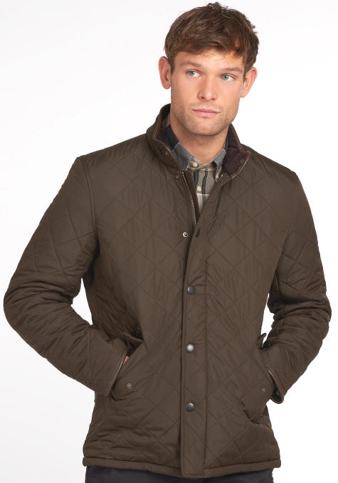 Barbour Powell Quilted Jacket Black - MQU0281BK11