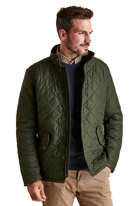 Barbour Powell Quilted Jacket Black - MQU0281BK11