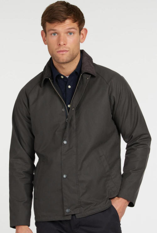 Barbour Rigg Wax Jacket - Charcoal MWX1885GY93 | Red Rae Town & Country