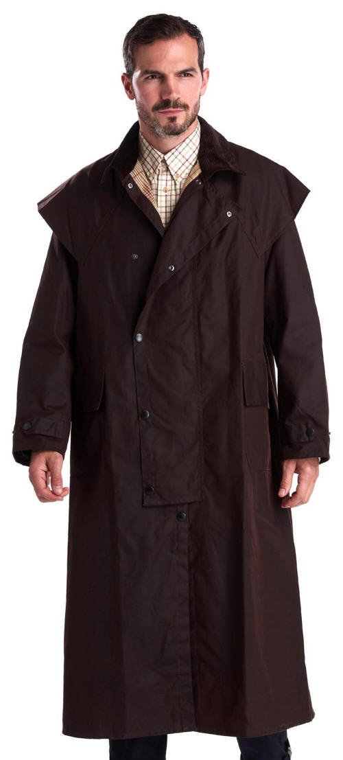 Barbour Stockman Long Wax Coat Jacket - Brown MWX0006BR71 | Red Rae ...