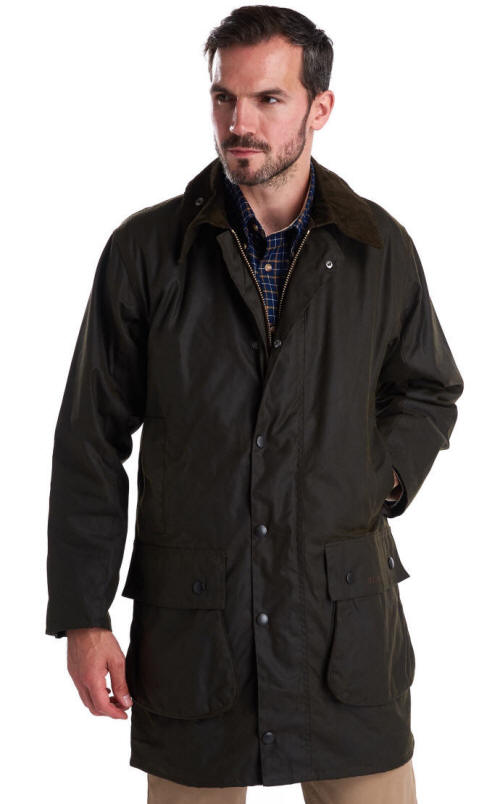 Barbour Northumbria Wax Jacket Olive - FREE GIFT | Red Rae Town & Country