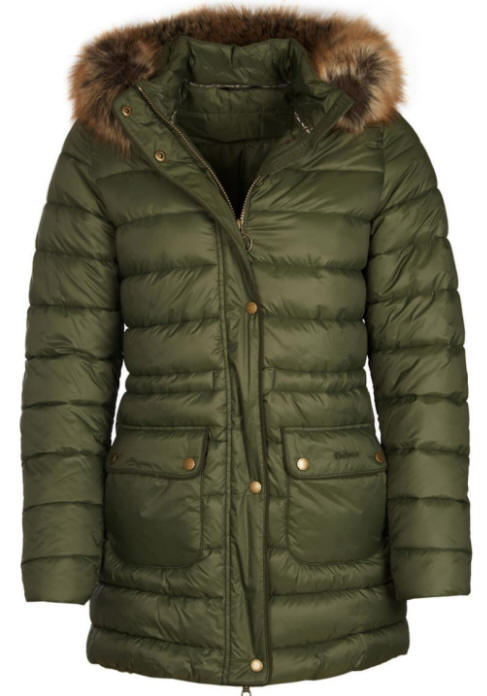 barbour hamble quilted coat