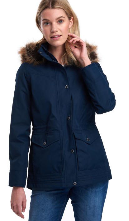 Barbour Womens Abalone Waterproof Breathable Jacket Navy - LWB0551NY51 ...