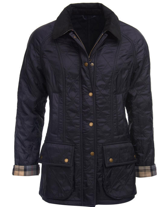 Barbour Womens Beadnell Quilt Jacket Navy - LQU0471NY91 | Red Rae Town ...