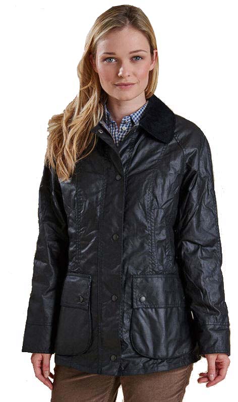 barbour beadnell wax jacket navy