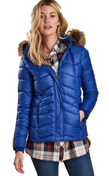 barbour women's berneray long quilted coat