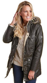 barbour ashley wax jacket