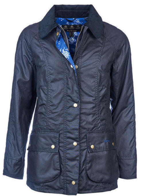 Barbour Womens Catherine Wax Jacket Navy - LWX0659NY92 | Red Rae Town ...