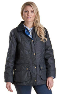 navy wax jacket ladies