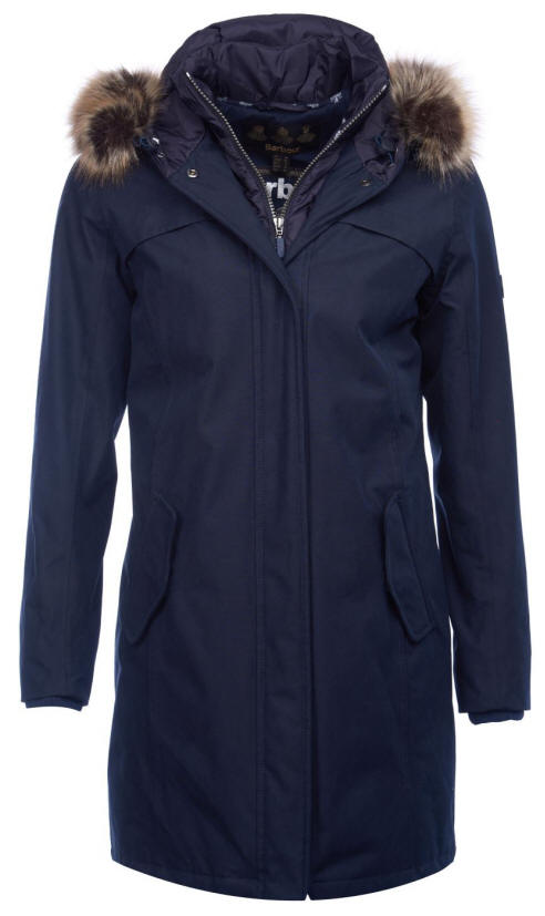 Barbour Womens Coldhurst Waterproof Breathable Jacket Navy ...
