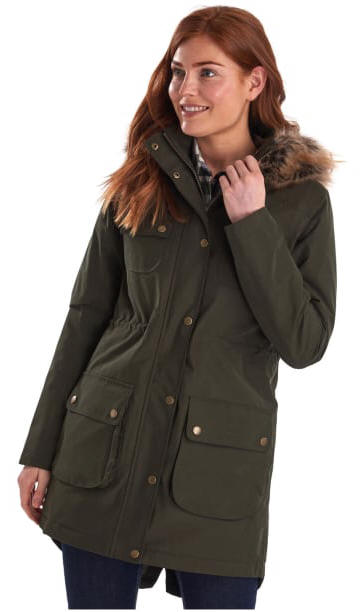 barbour ferryside waterproof breathable parka jacket