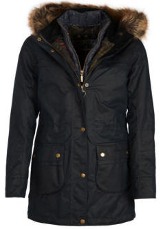 barbour coldhurst waterproof breathable parka jacket