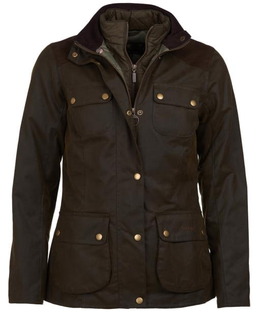 barbour womens wax jacket with hood