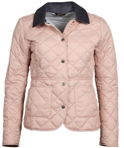 barbour pink quilted jacket