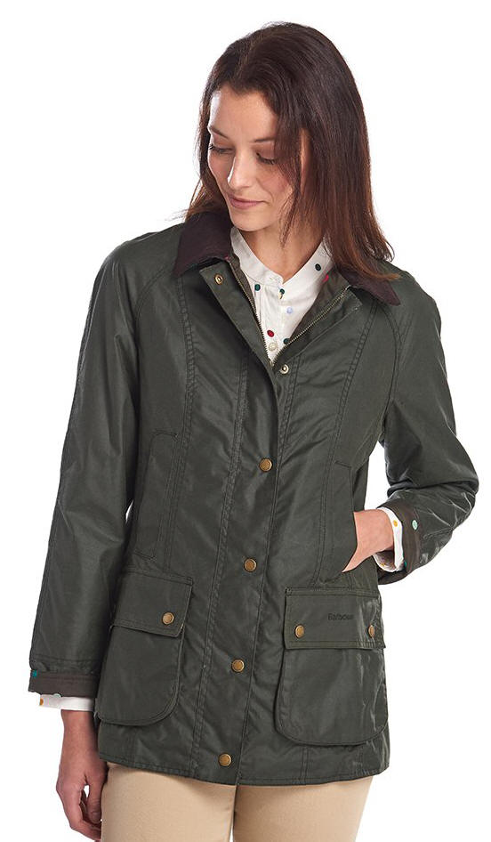 Barbour x Emma Bridgewater Eleanor Waxed Cotton Jacket