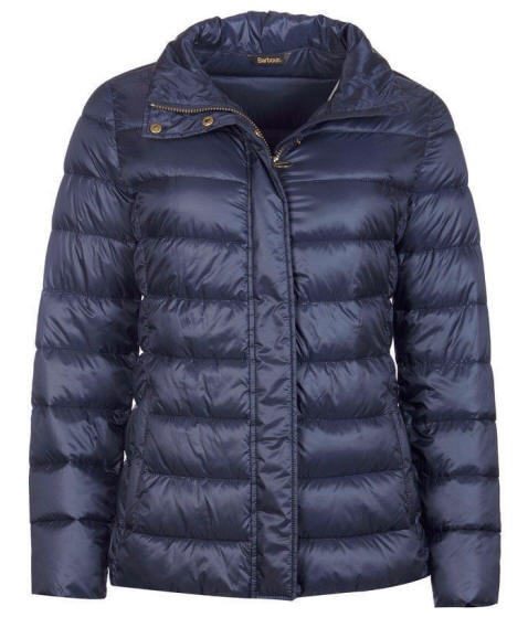 Barbour Womens Farne Quilt Jacket Navy 