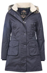 barbour carribena wax parka jacket