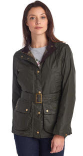 barbour defence wax ladies jacket