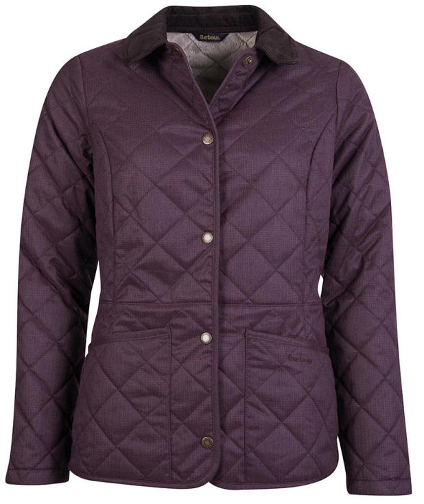 Barbour Womens Huddleson Quilt Jacket Winter Blackberry - LQU1229PU91 ...