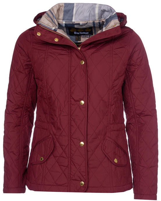 Barbour Womens Millfire Quilted Jacket Red - LQU0665RE75 | Red Rae Town ...
