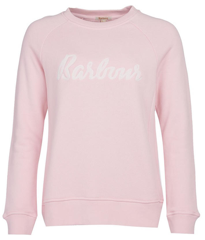 Barbour Womens Otterburn Sweatshirt Carnation Pink - LOL0194PI33 | Red ...