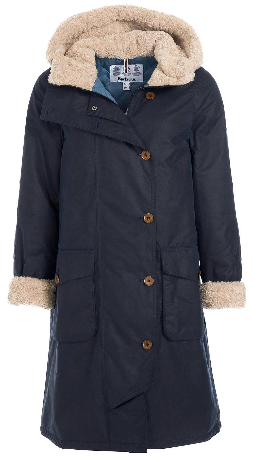 Barbour Womens Peregrine Wax Jacket Navy LWX1178NY71 | Red Rae Town ...