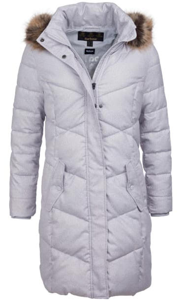 ladies white barbour jacket