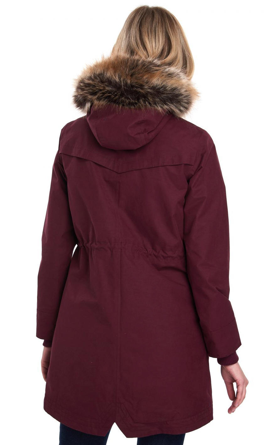 Barbour Womens Tellin Waterproof Breathable Jacket Bordeaux ...