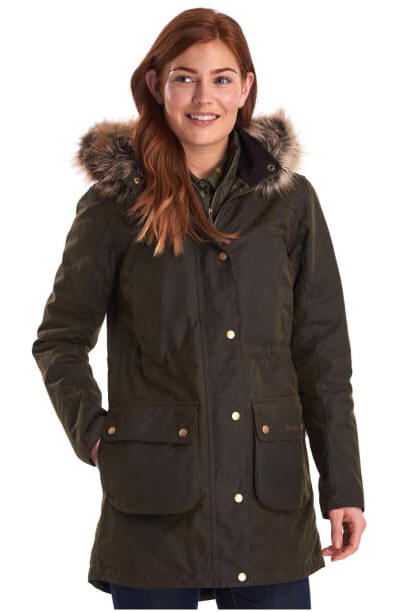 Barbour Womens Thrunton Wax Cotton 