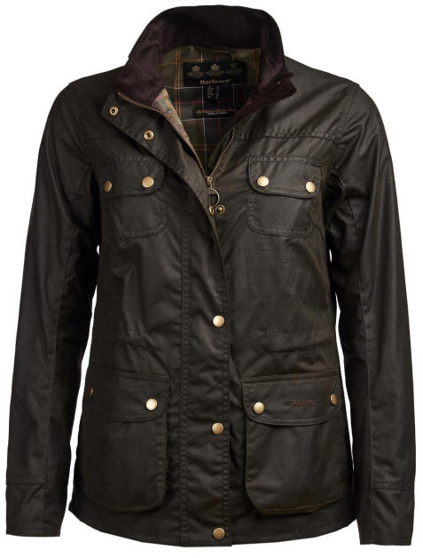 barbour wharf waxed cotton jacket