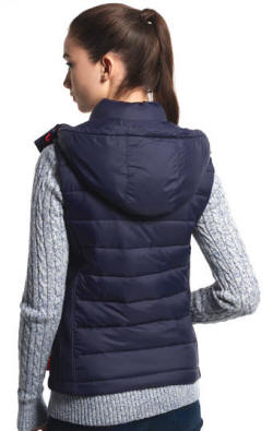 Superdry Fuji Slim Double Zip Vest Gilet