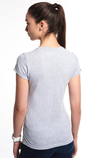 Superdry Silver Stacker Infill T-shirt