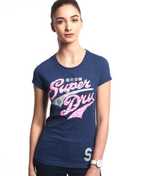 Superdry Silver Stacker Infill T-shirt