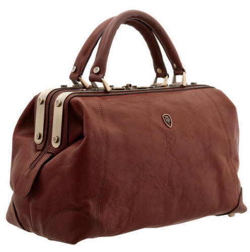 8126 THV - The Murino Italian Leather Gladstone Bag
