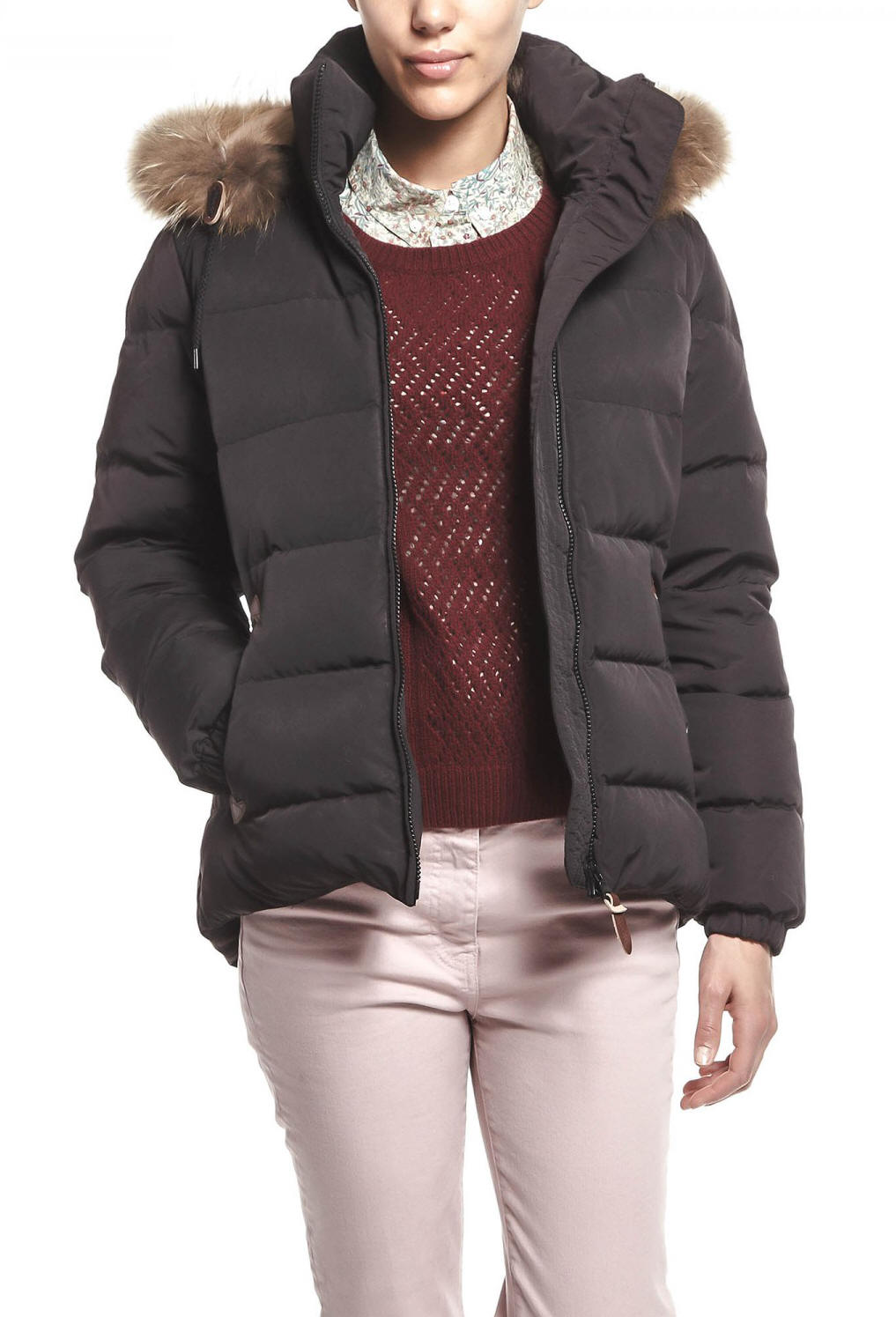 Precipice element buste Aigle Ladies Oldhaveny Jacket Ebene - Red Rae Town & Country