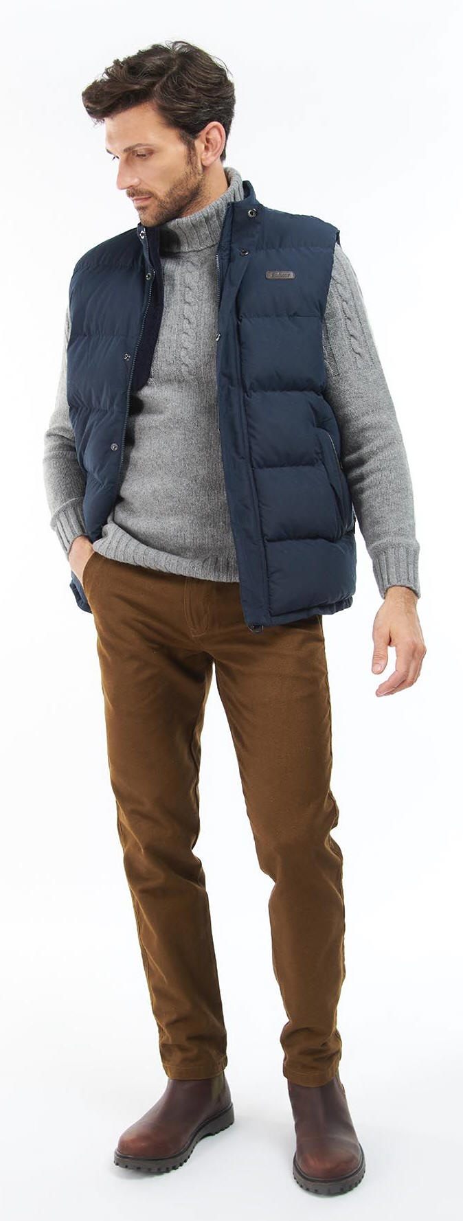 Barbour Fontwell Quilted Gilet Navy MGI0147NY51