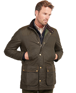 Barbour Classic Beaufort Olive Sykoil Wax Jacket | Red Rae Town & Country