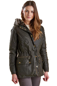 barbour dartford wax navy