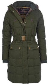 barbour ladies padded coats