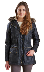 Barbour Bardon Quilt Jacket - Red Rae Town & Country with Free Delivery