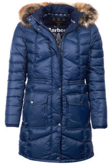 barbour dartford wax navy