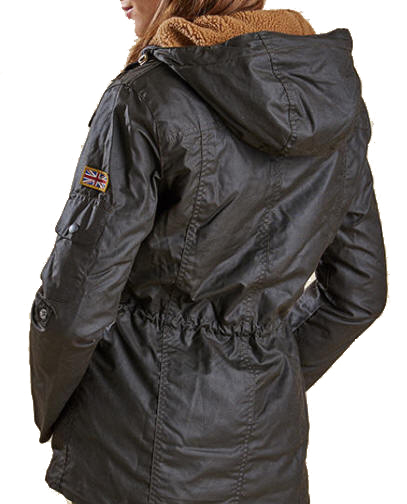 barbour ladies jacket with hood