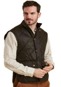 barbour wool lowerdale gilet