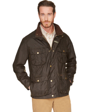 barbour new utility waxed cotton jacket