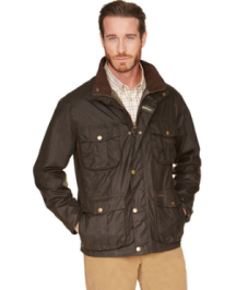 Barbour Bardon Quilt Jacket - Red Rae Town & Country with Free Delivery