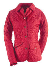 Ladies Barbour Tailor Quilted Jacket - Red