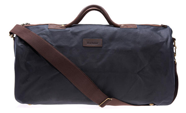 barbour wax holdall olive